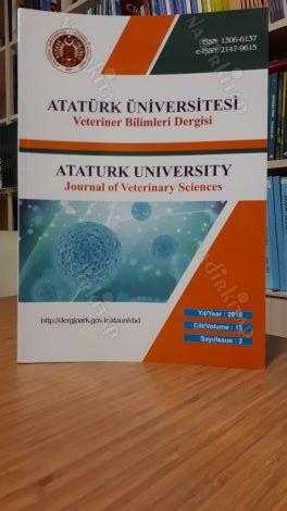 Atatürk Üniversitesi Veteriner Bilimleri Dergisi - Cilt 13 Sayı 2 - Yıl 2018 - Atatürk Üniversitesi Veteriner Fakültesi