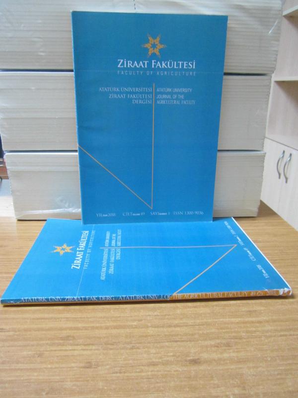 Atatürk Üniversitesi Ziraat Fakültesi Dergisi - 2018 Yılı Cilt 49 - 2 Sayı TAKIM (Sayılar:1-2)