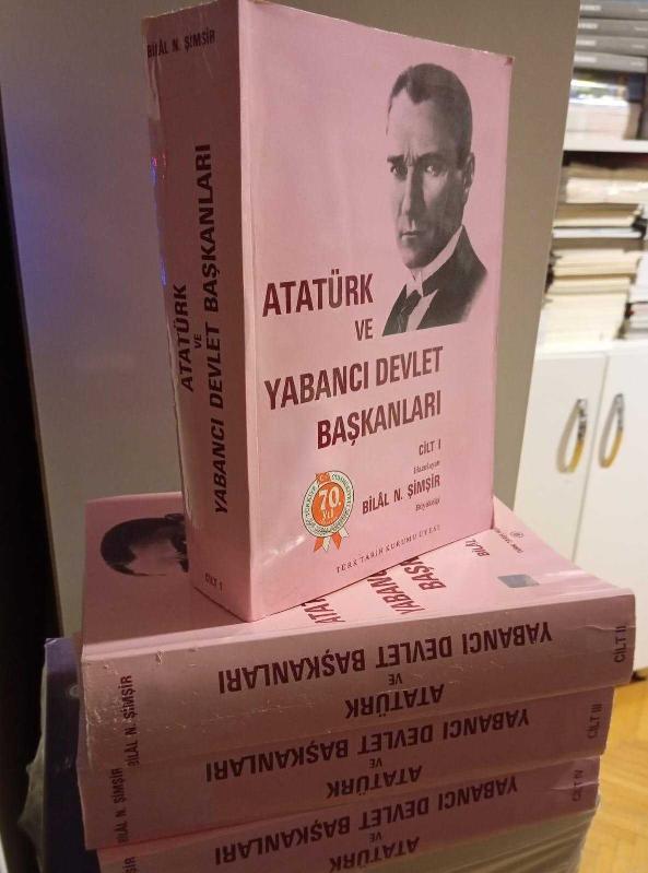 Atatürk ve Yabancı Devlet Başkanları 4 CİLT TAKIM