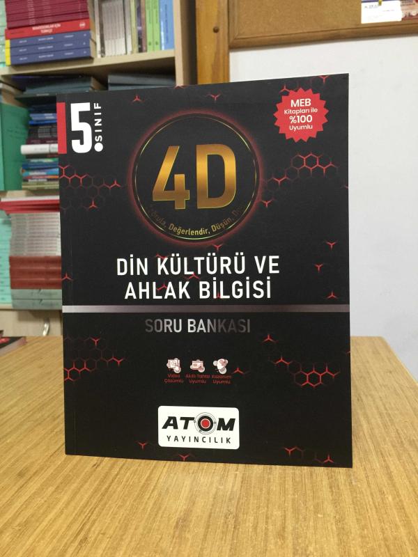 ATOM 4D 5.SINIF DİN KÜLTÜRÜ VE AHLAK BİLGİSİ SORU BANKASI Atom Yayıncılık