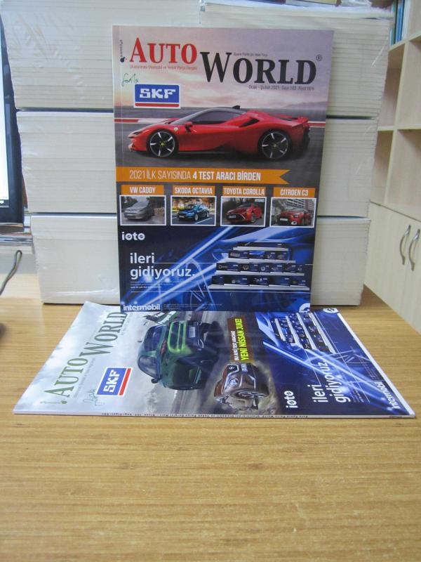AUTO WORLD Uluslararası Otomobil ve Yedek Parça Dergisi - 2021 Yılı İlk 2 Sayı TAKIM 102.Sayı (Ocak-Şubat) ve 103.Sayı (Mart-Nisan)