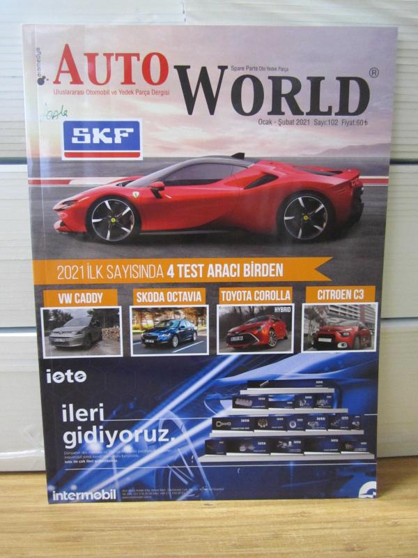 AUTO WORLD Uluslararası Otomobil ve Yedek Parça Dergisi - Sayı 102 - Ocak Şubat 2021