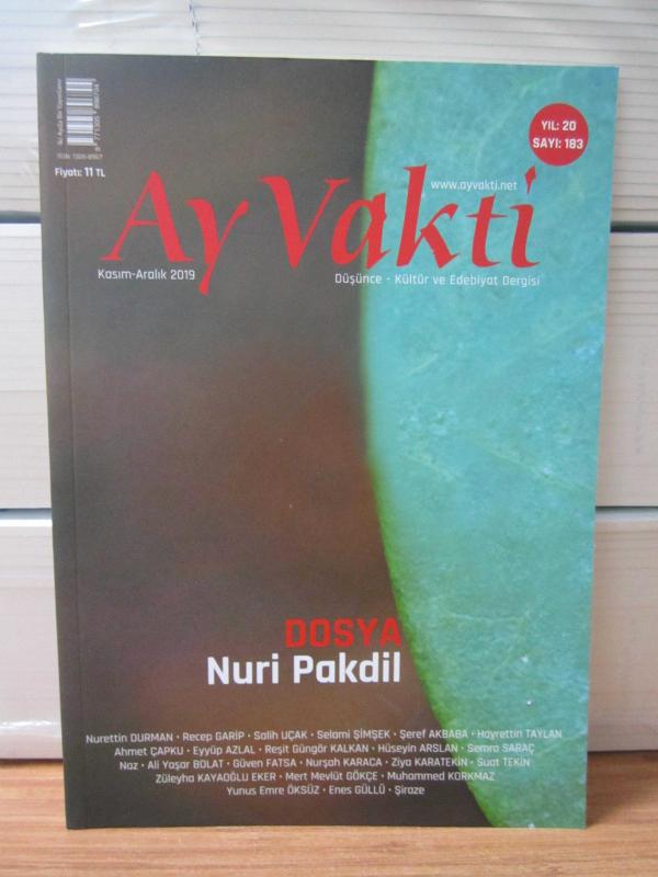 AY VAKTİ DERGİSİ - 2019 Kasım Aralık - Sayı 183