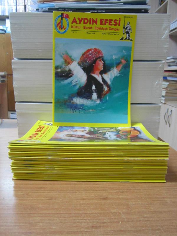AYDIN EFESİ Dergisi - 2017-2021 ve Arası Yıllar 23 Farklı Sayı TAKIM (40-64 ve Arası Sayılar Mevcut 54. ve 57. Sayı Eksik)