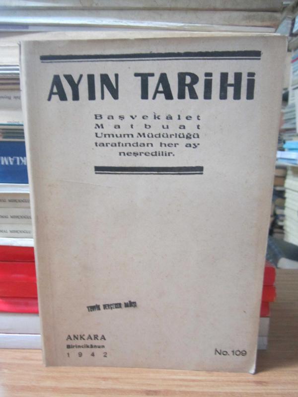 Ayın Tarihi - Sayı 109 - Birincikanun 1942