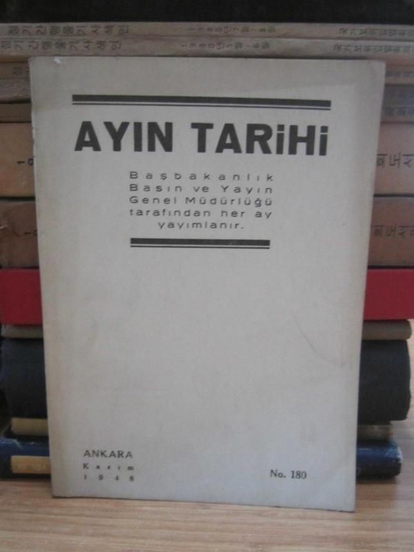 Ayın Tarihi - Sayı 180 - Kasım 1948