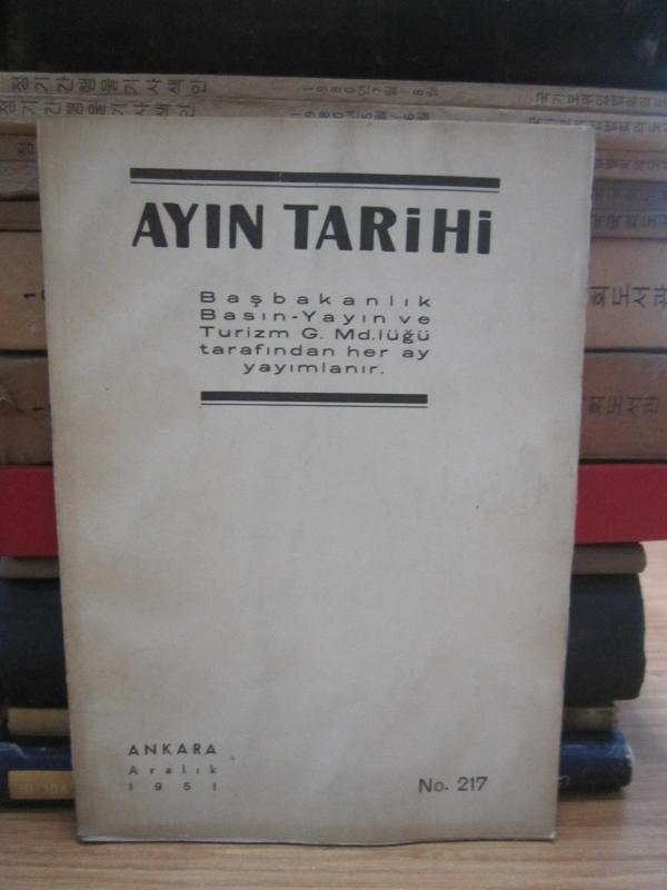 Ayın Tarihi - Sayı 217 - Aralık  1951