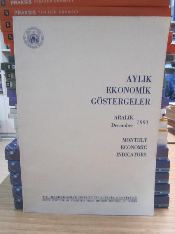 Aylık Ekonomik Göstergeler - Monthly Economic Indicators - Kasım November 1991