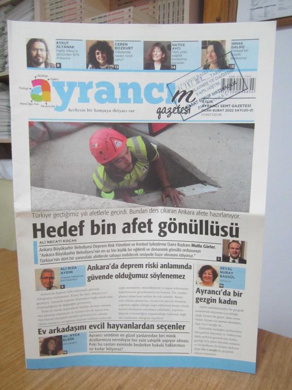 Ayrancı Semt Gazetesi - Sayı 20/21 - Ocak Şubat 2022