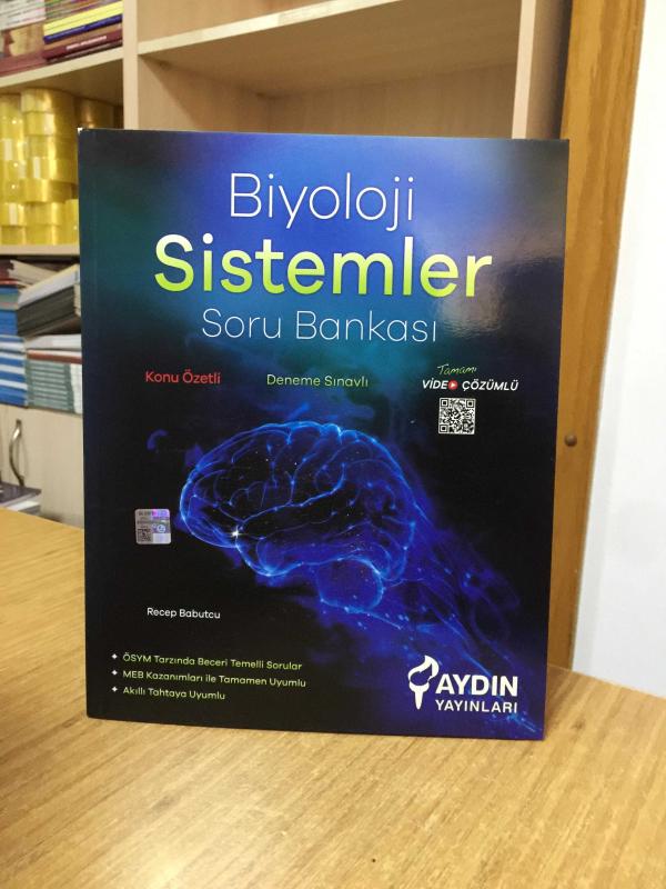 AYT Biyoloji Sistemler Konu Özetli Soru Bankası Aydın Yayınları