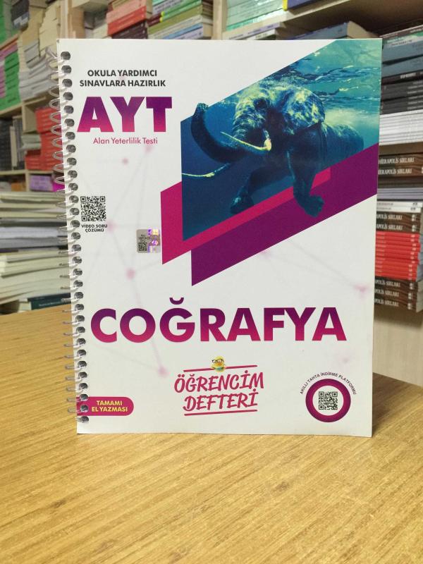 AYT Coğrafya Öğrencim Defteri Murat Yayınları