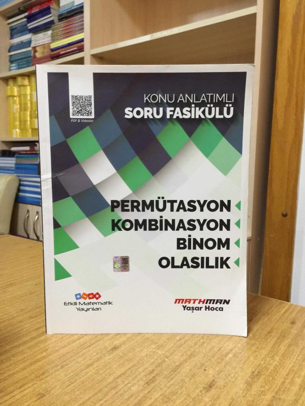 AYT Matematik Permütasyon Kombinasyon Binom ve Olasılık Konu Anlatımlı Soru Fasikülü Etkili Matematik Yayınları