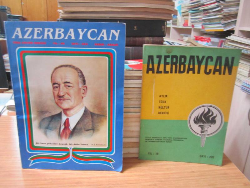 Azerbaycan Kültür Derneği - AZERBAYCAN Dergisi - 1970'den 1991'e Yayınlanmış Kadar 25 Farklı Sayı Mevcut (Sayılar Açıklamada)