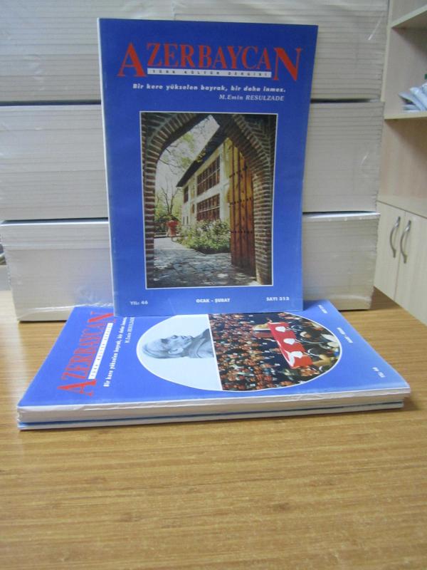 AZERBAYCAN Türk Kültür Dergisi - 1997 Yılı Tüm Sayılar TAKIM (Sayılar: 313-318 ve Arası 6 Dergi Mevcut)