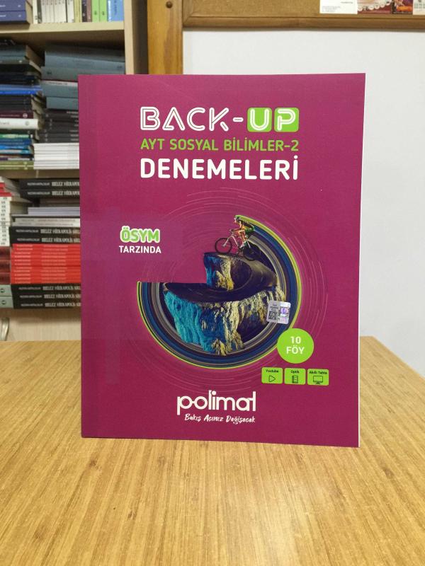Back-Up AYT Türk Dili ve Edebiyatı / Sosyal Bilimler-1 Denemeleri Polimat Yayınları