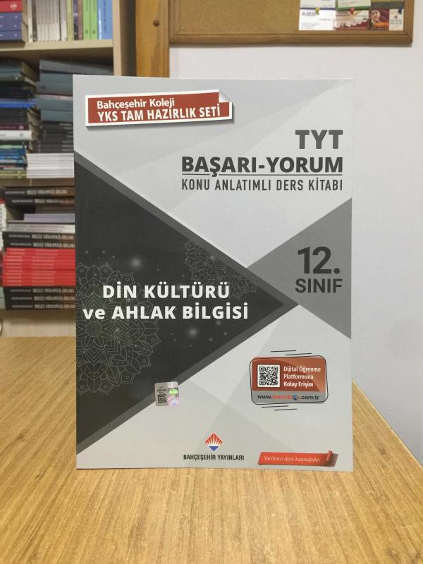 Bahçeşehir Koleji TYT-AYT Başarı-Yorum DİN KÜLTÜRÜ VE AHLAK BİLGİSİ 12. Sınıf Konu Anlatımlı Ders Kitabı (2024-2025)
