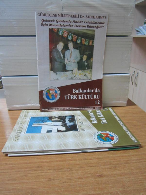 BALKANLAR'DA TÜRK KÜLTÜRÜ Dergisi - 1994-1995 Yılları 4 Sayı TAKIM (Sayılar: 12-13-14-15) - Balkan Türkleri Göçmen ve Mülteci Dernekleri Federasyonu