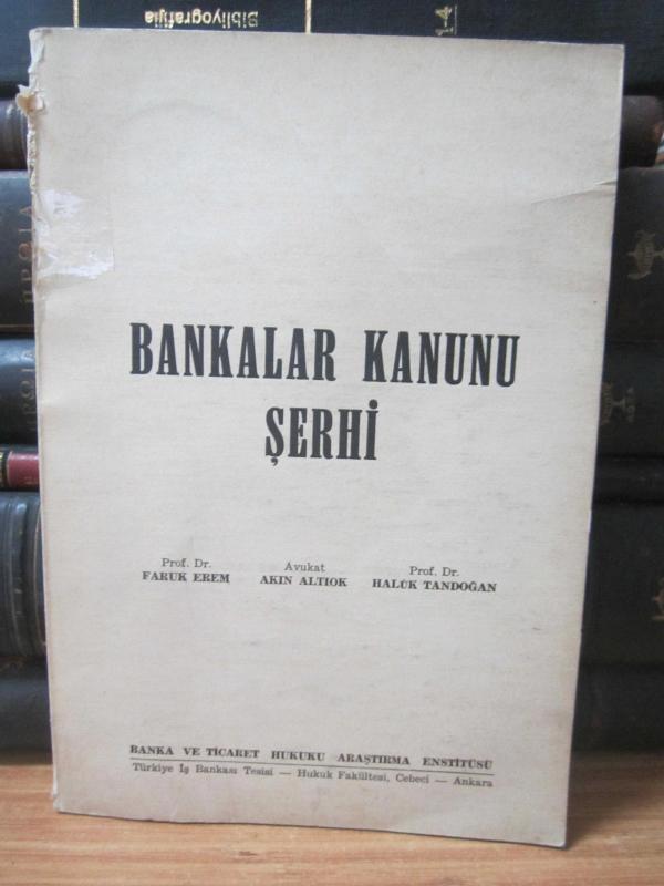 Bankalar Kanunu Şerhi