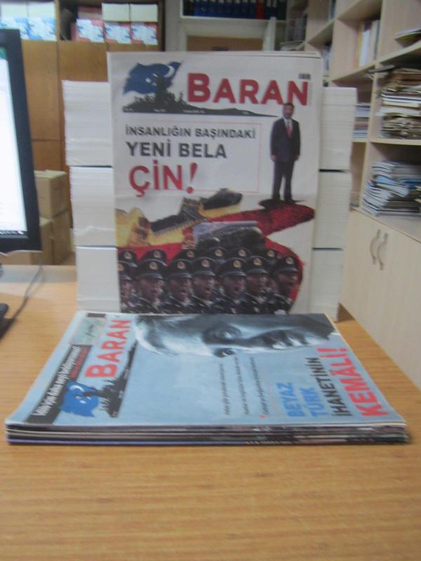 BARAN Haftalık Siyasi Dergi - 12 Farklı Sayı TAKIM (2019-2020) - Sayılar: 673-683-684-685-686-687-688-689-690-691-692-693