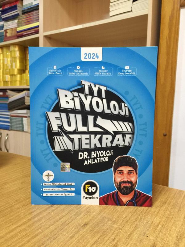 Barış Hoca Dr. Biyoloji TYT Biyoloji Full Tekrar Video Ders Kitabı F10 Yayınları
