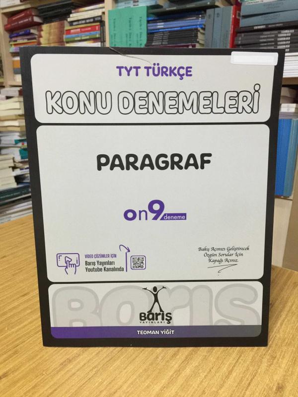 Barış Yayınları TYT Türkçe Paragraf Konu Denemeleri