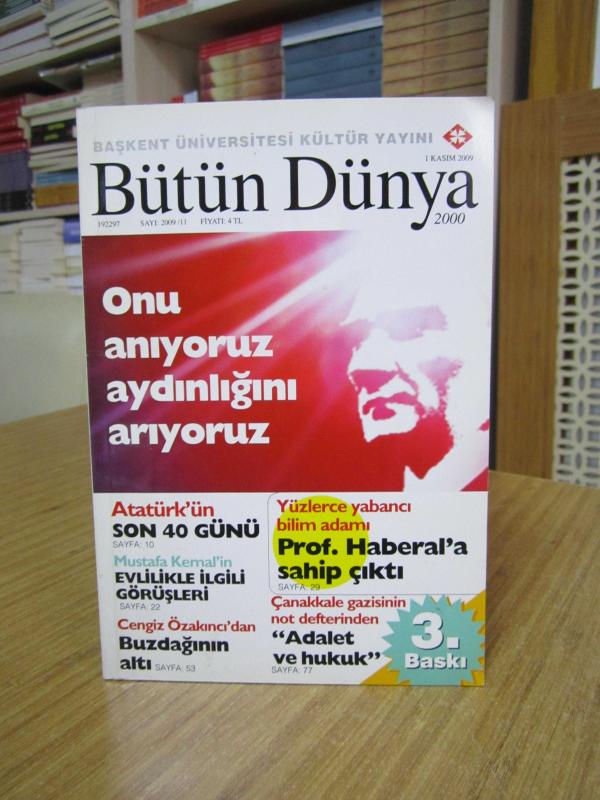 Başkent Üniversitesi - Bütün Dünya 2000 Dergisi - Sayı 2009/11