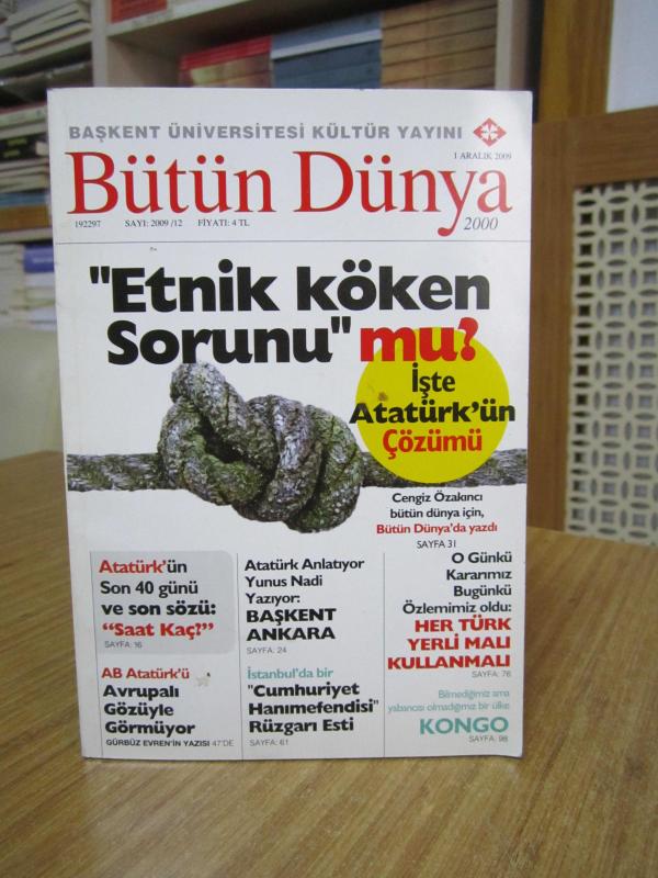 Başkent Üniversitesi - Bütün Dünya 2000 Dergisi - Sayı 2009/12