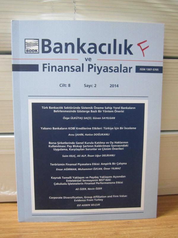 BDDK - Bankacılık ve Finansal Piyasalar - Yıl: 2014 Cilt: 8 Sayı: 2
