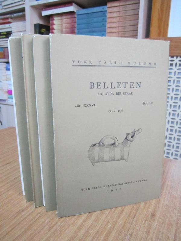 BELLETEN Türk Tarih Kurumu Dergisi - 1973 Yılı 4 Sayı TAKIM (37. Cilt Sayılar: 147-148-149-150)