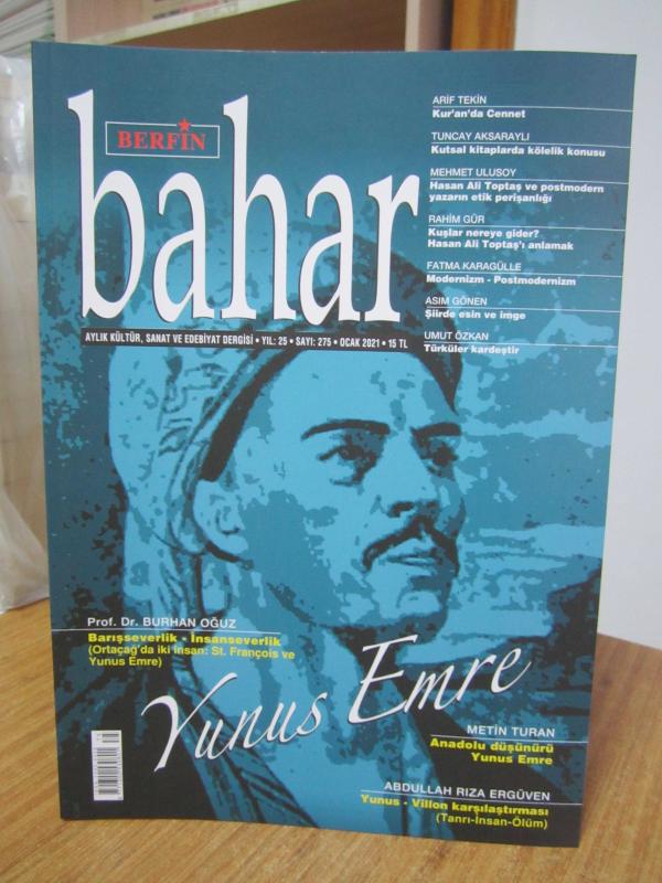 BERFİN BAHAR Dergisi - Sayı 275 - Ocak 2021 [ Yunus Emre ]