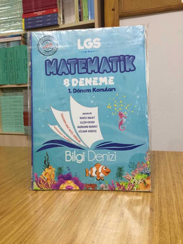 Bilgi Denizi Yayınları LGS Matematik 8 Deneme 1. Dönem Konuları