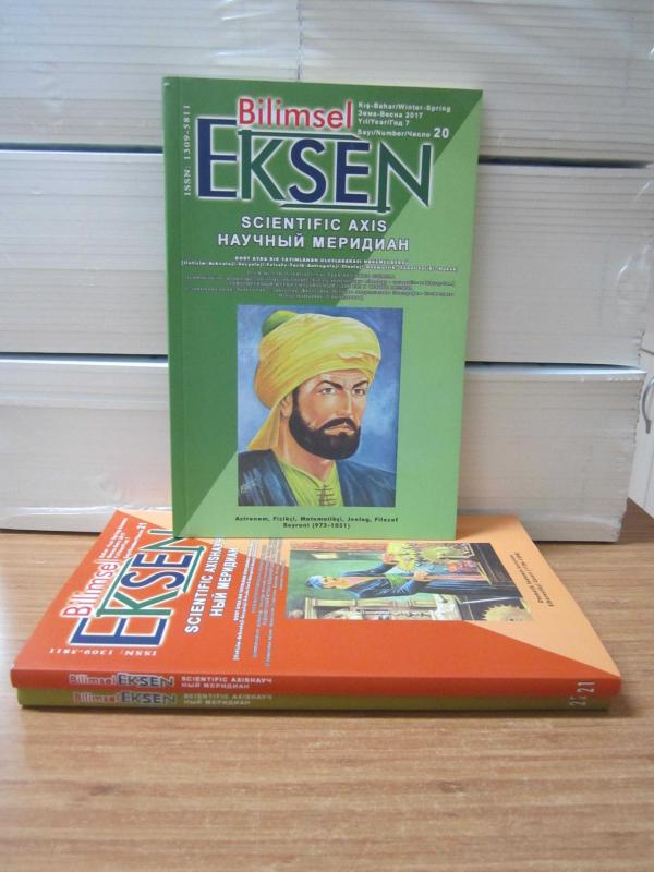 BİLİMSEL EKSEN Dergisi - Sayı 27 - Bahar/Yaz 2019 - Kültür Ajans Yayınları