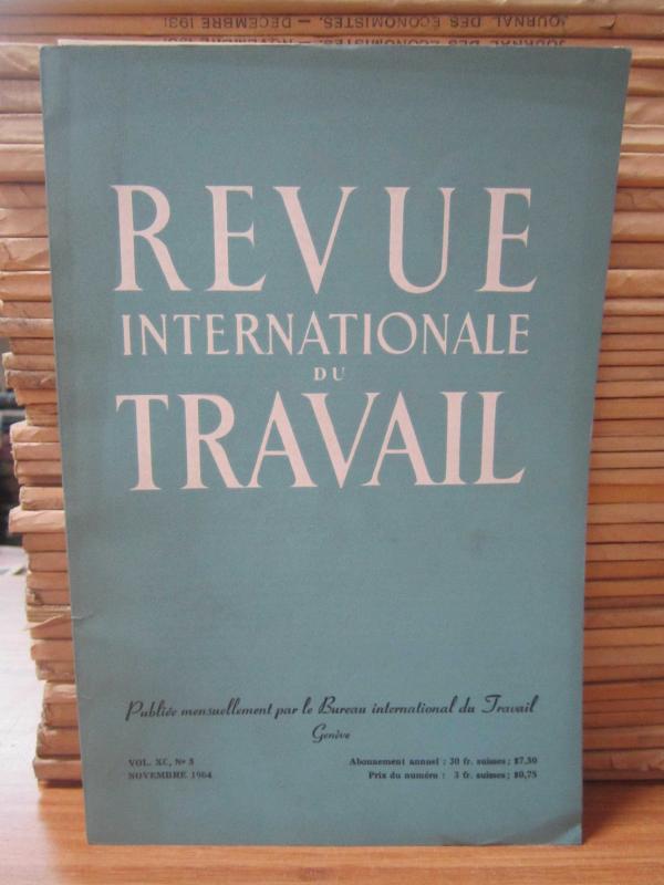 Bureau International du Travail Geneve - Revue Internationale du Travail - Vol 90 No 5 - Novembre 1964