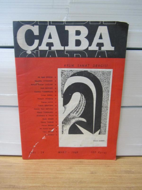 ÇABA Aylık Sanat Dergisi - Sayı 29 - Mart 1969