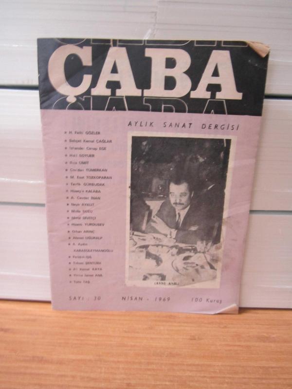 ÇABA Aylık Sanat Dergisi - Sayı 30 - Nisan 1969