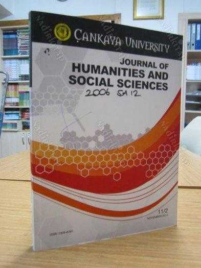 Çankaya University - Journal of Humanities and Social Sciences - November 2014 - 11-2