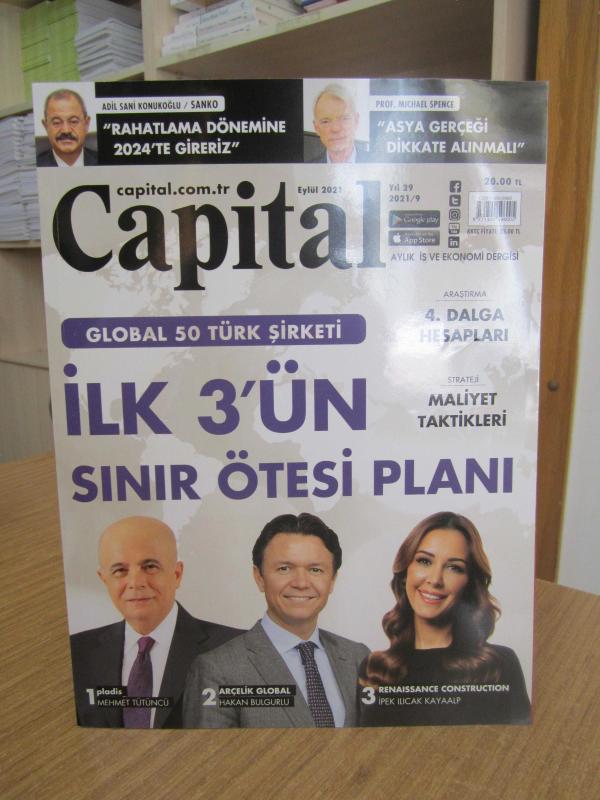 CAPITAL Aylık İş ve Ekonomi Dergisi - Eylül 2021