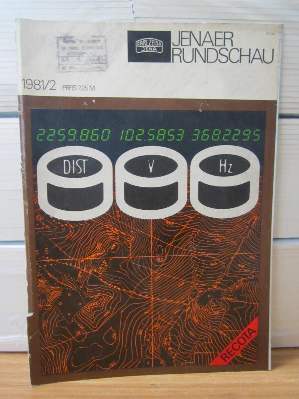 CARL ZEISS JENA REVIEW / Jenaer Rundschau - 1981/2 (Deutsch)