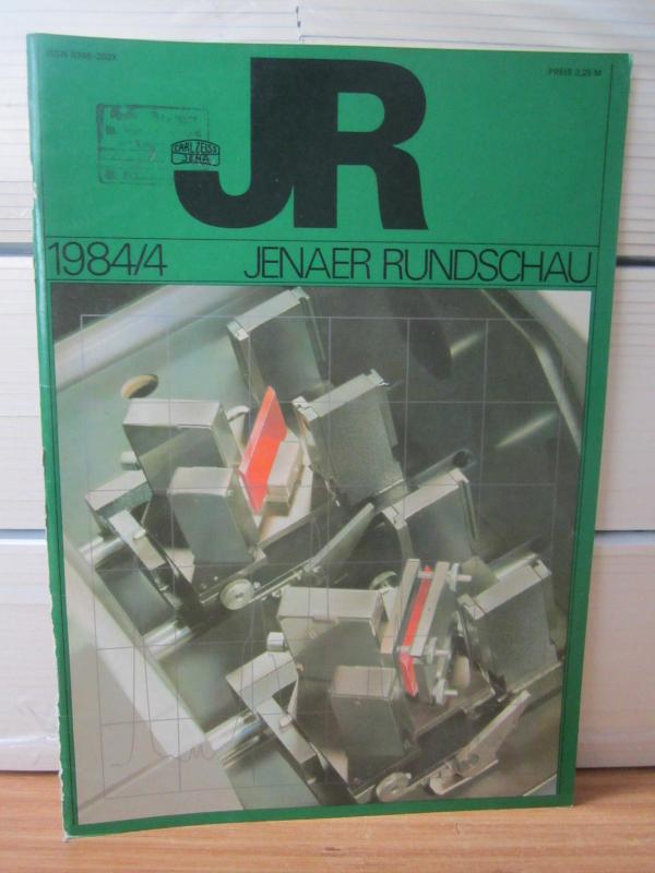 CARL ZEISS JENA REVIEW / Jenaer Rundschau - 1984/4 (Deutsch)