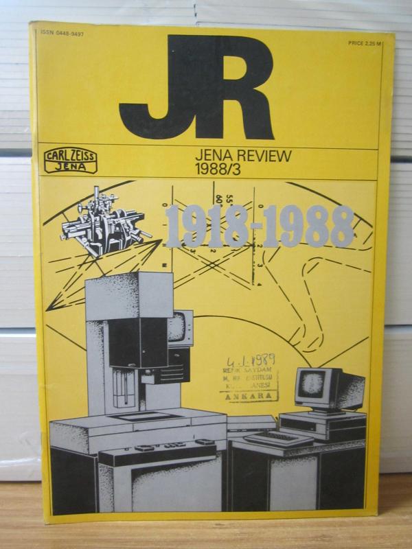 CARL ZEISS JENA REVIEW / Jenaer Rundschau - 1988/3 (English)