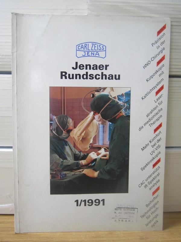 CARL ZEISS JENA REVIEW / Jenaer Rundschau - 1991/1 (Deutsch)