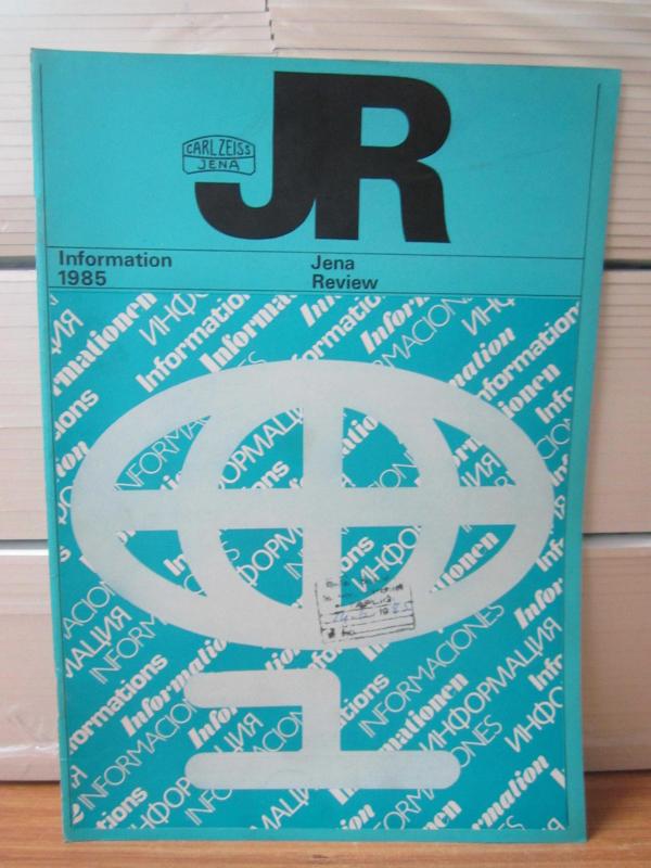 CARL ZEISS JENA REVIEW / Jenaer Rundschau - Information 1985 (English)