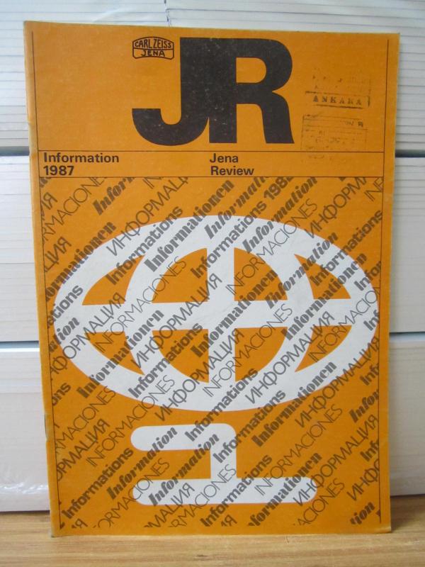 CARL ZEISS JENA REVIEW / Jenaer Rundschau - Information 1987 (English)