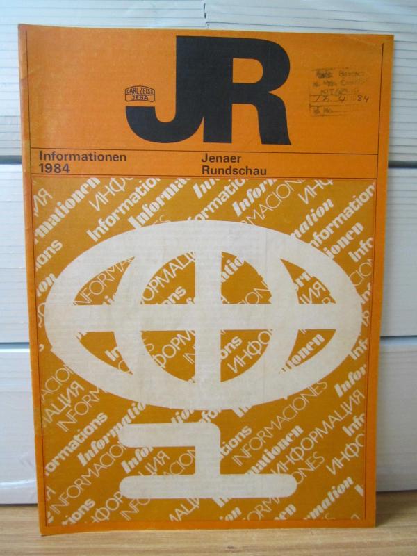 CARL ZEISS JENA REVIEW / Jenaer Rundschau - Informationen 1984 (Deutsch)