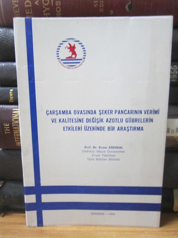 Çarşamba Ovasında Şeker Pancarının Verimi ve Kalitesine Değişik Azotlu Gübrelerin Etkileri Üzerinde Bir Araştırma