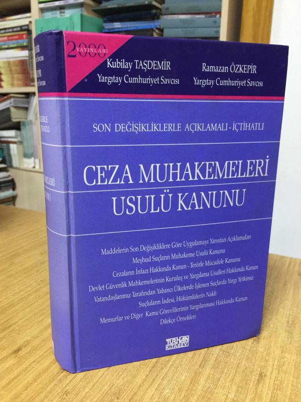 CEZA MUHAKEMELERİ USULÜ KANUNU Son Değişikliklerle Açıklamalı İçtihatlı TURHAN KİTABEVİ [2000 - Ciltli]