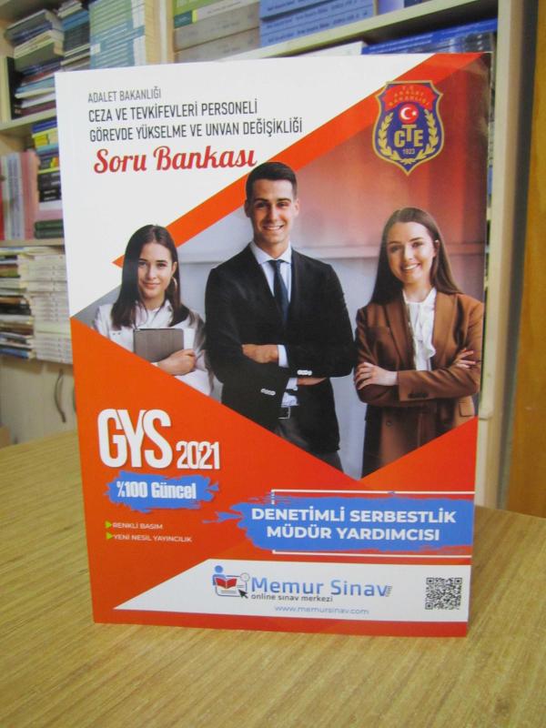 Ceza ve Tevkifevleri Personeli GYS 2021 DENETİMLİ SERBESTLİK MÜDÜR YARDIMCISI Soru Bankası / Memur Sınav