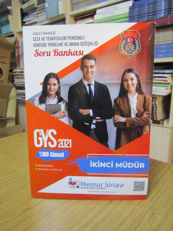 Ceza ve Tevkifevleri Personeli GYS 2021 İKİNCİ MÜDÜR Soru Bankası / Memur Sınav