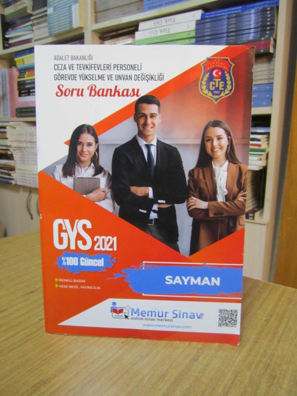 Ceza ve Tevkifevleri Personeli GYS 2021 SAYMAN Soru Bankası / Memur Sınav