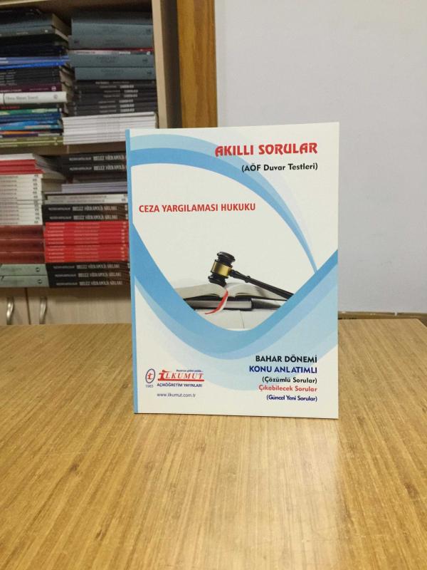 Ceza Yargılaması Hukuku Akıllı Sorular AÖF Duvar Testleri / İlkumut Açıköğretim Yayınları